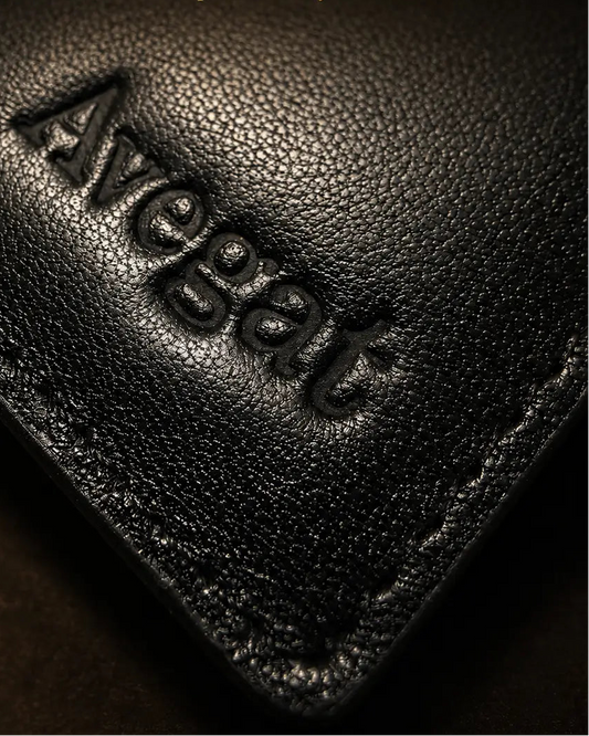 Genuine Leather Wallet - Avegat 02-N (Elegant Black)